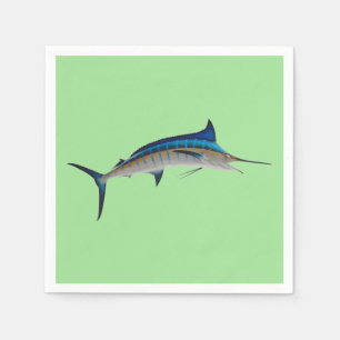 Blue Marlin Fish Napkin
