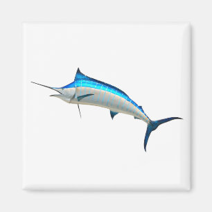 Blue Marlin Game Fish Magnet