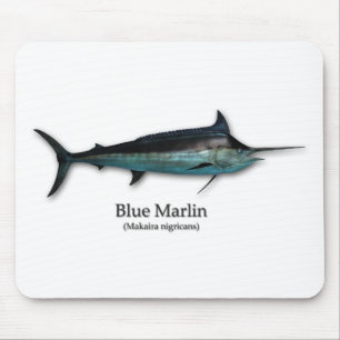 Blue Marlin Mouse Mat