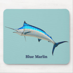 Blue Marlin Mouse Mat