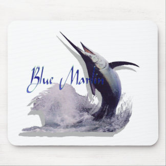 blue marlin mouse mat