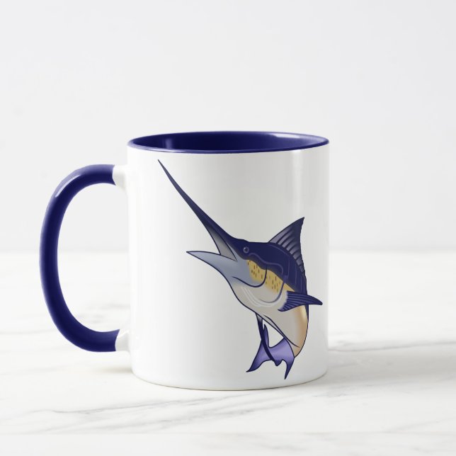 Blue Marlin Mug (Left)