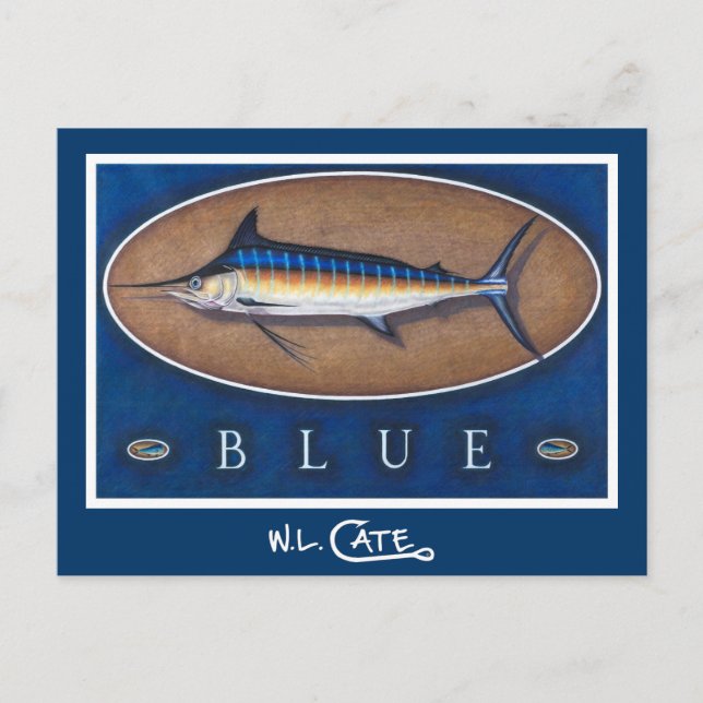 Blue Marlin Postcards (Front)
