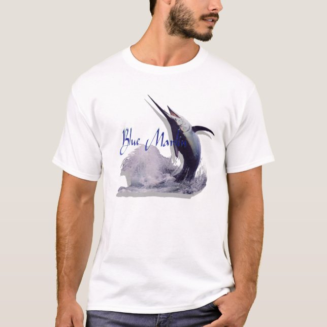 blue marlin T-Shirt (Front)