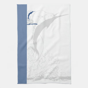 Blue Marlin, Tea Towel