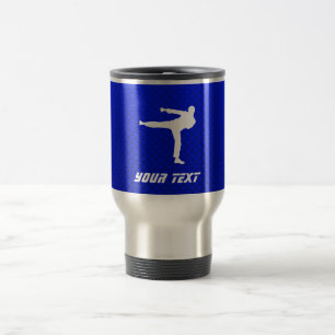 Blue Martial Arts Travel Mug