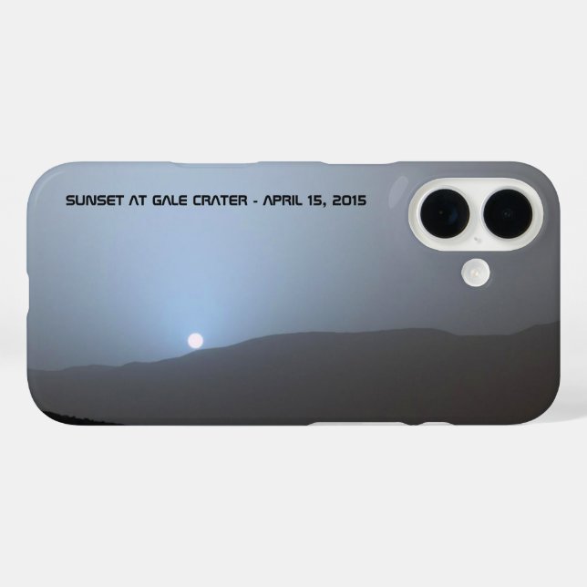 Blue Martian Sunset Case-Mate iPhone Case (Back (Horizontal))