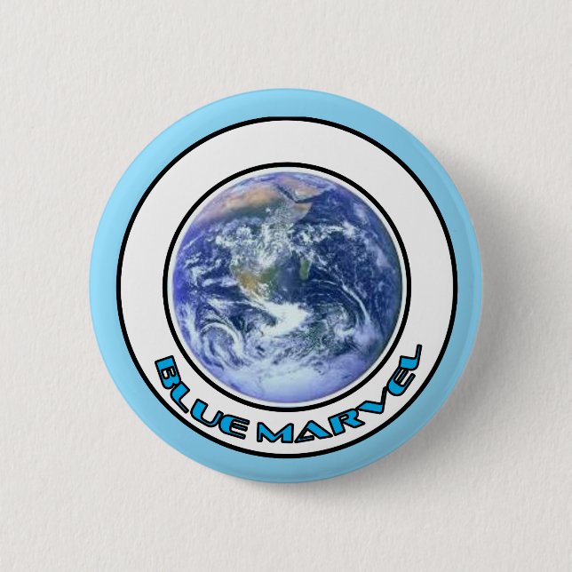 BLUE MARVEL Button (Front)