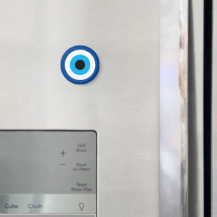 Blue Mati Evil Eye luck & protection symbol charm Magnet