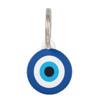 Blue Mati Evil Eye Pet ID tag