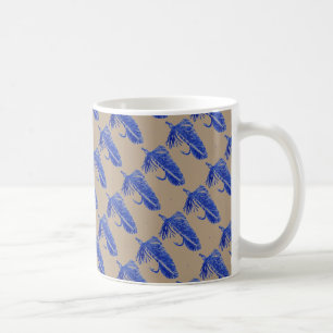 "Blue Matuka on Brown" Tiled Trout Fly Mug