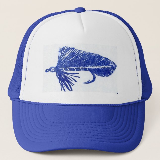 Blue Matuka Streamer Hat (Front)