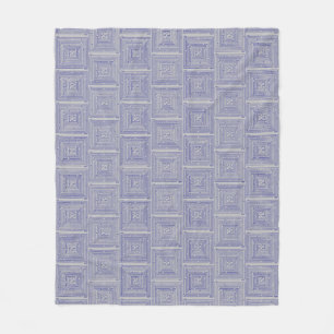 Blue Maze Fleece Blanket