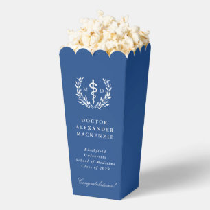 Blue MD Asclepius Graduation Favour Box
