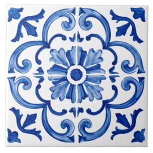 Blue Mediterranean tile