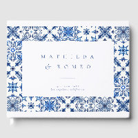 Blue Mediterranean Tile and Citrus wedding