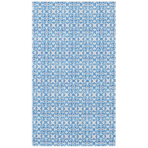 Blue Mediterranean Tile Pattern – Elegant Azulejo Tablecloth