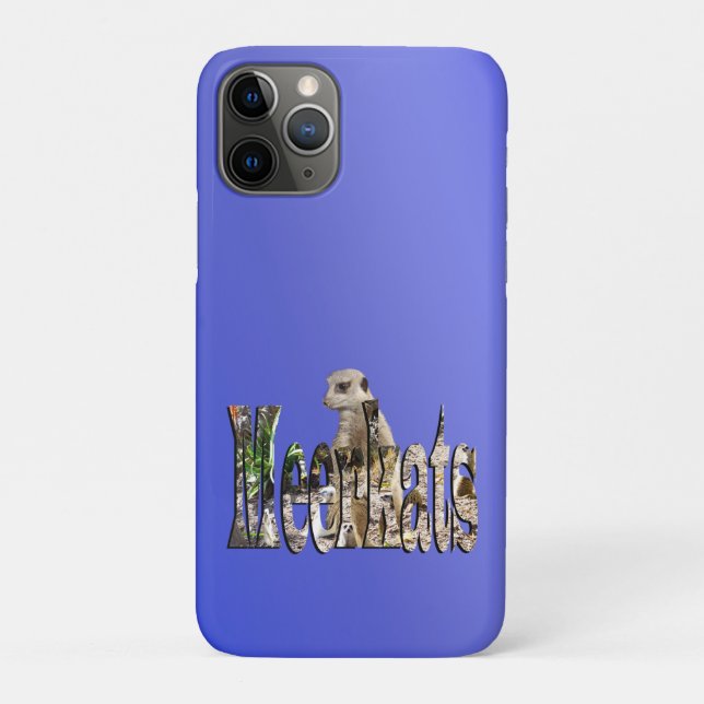 Blue Meerkats,  Case-Mate iPhone Case (Back)