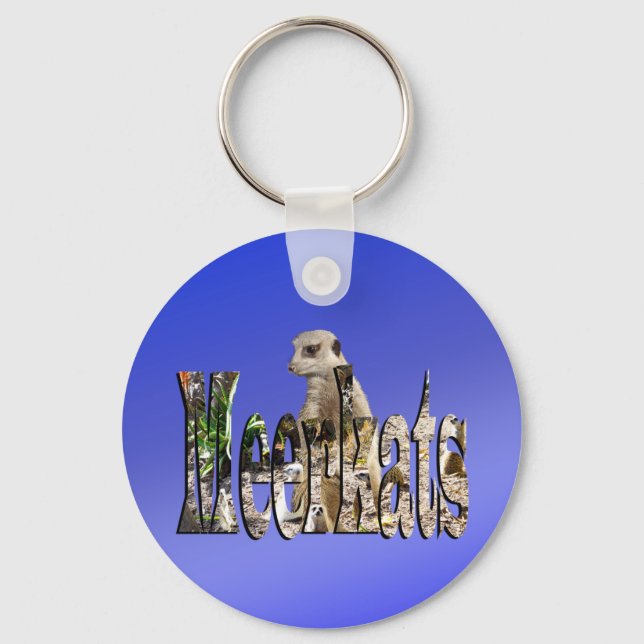 Blue Meerkats, Keyring (Front)
