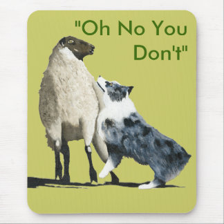 Blue Merle Aussie Stockdog Mouse Mat