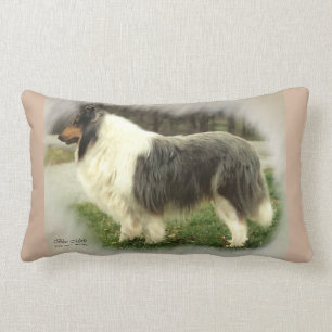 Blue Merle Rough Collie Gifts Lumbar Cushion