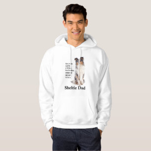 Blue Merle Sheltie Dad Hoodie