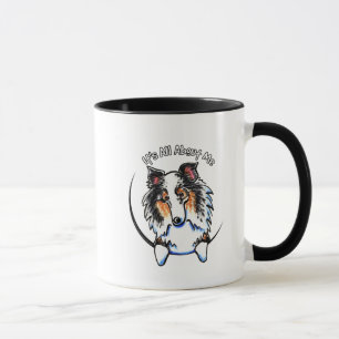 Blue Merle Sheltie IAAM Mug