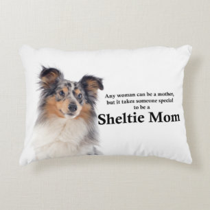 Blue Merle Sheltie Mum Pillow