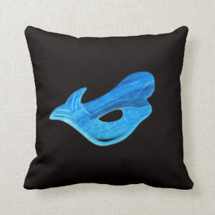 blue mermaid pillow