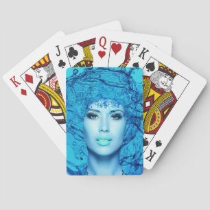 Blue Mermaid Playing Cards