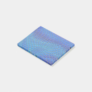 Blue mermaid scales, fish scale post-it notes