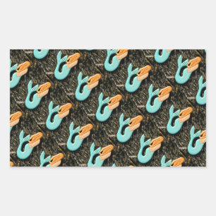 blue mermaid stickers