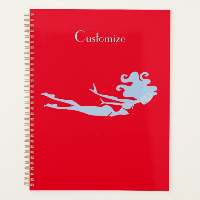 Blue Mermaid Swimmer Thunder_Cove Planner (Front)