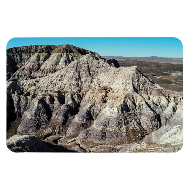 Blue Mesa Badlands Desert Mountains Photo Magnet (Horizontal)