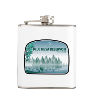 Blue Mesa Reservoir Colorado Deer Hip Flask