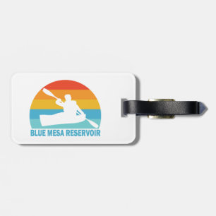Blue Mesa Reservoir Colorado Kayak Luggage Tag