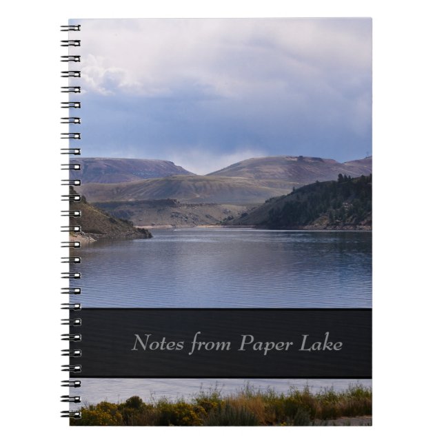 Blue Mesa Reservoir Colorado Personalised Notebook (Front)