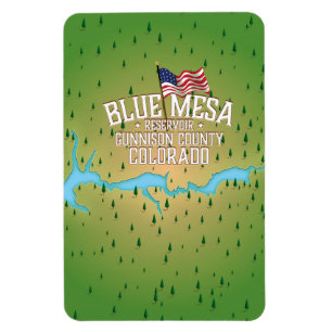 Blue Mesa Reservoir, Gunnison,Gunnison County Map Magnet