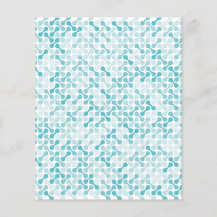 Blue metaball pattern