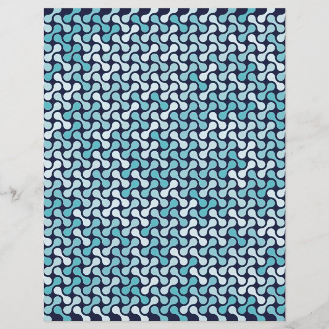 Blue metaball pattern (Front)