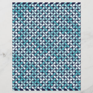 Blue metaball pattern