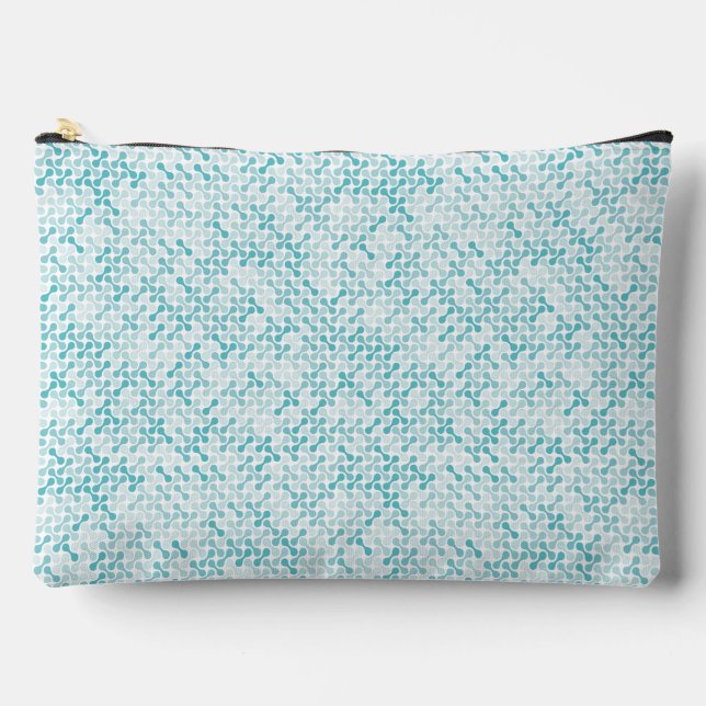 Blue metaball pattern accessory pouch (Front)
