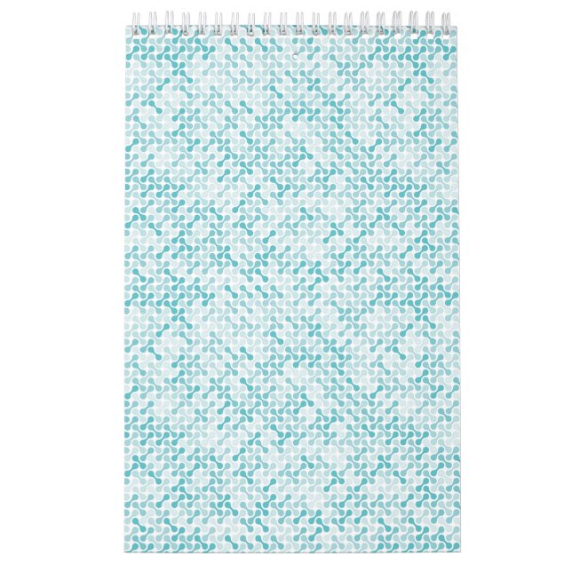 Blue metaball pattern calendar (Cover)