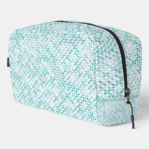 Blue metaball pattern dopp kit