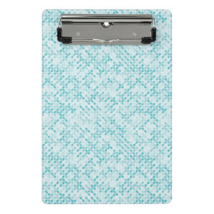 Blue metaball pattern mini clipboard