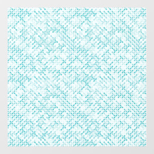 Blue metaball pattern window cling