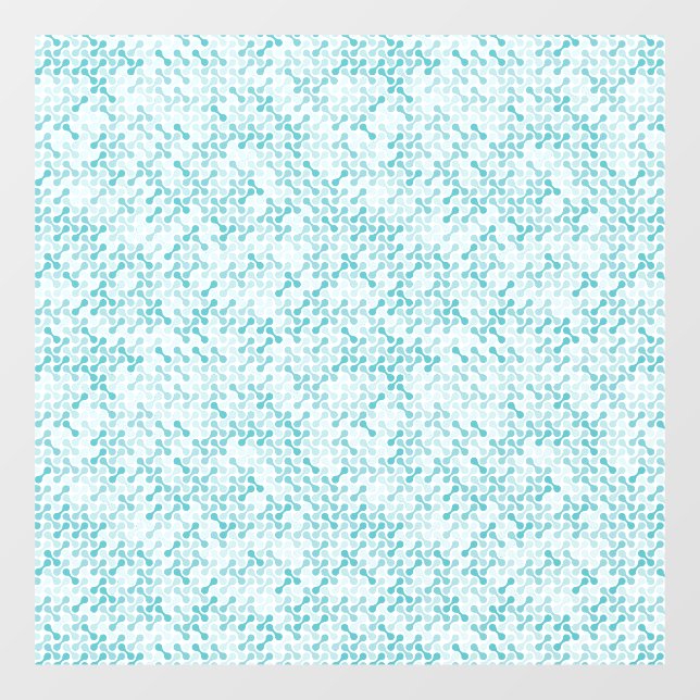 Blue metaball pattern window cling (Sheet)