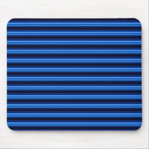 Blue Metal Horizontal Bars Mouse Mat