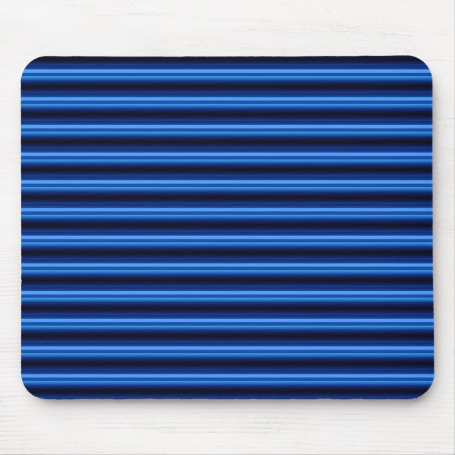 Blue Metal Horizontal Bars  Mouse Mat (Front)