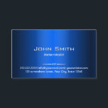 Blue Metal Meteorological Business Card<br><div class="desc">Blue Metal Meteorological Business Card.</div>